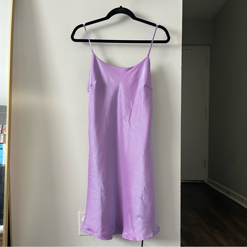 Purple Forever 21 Slip Dress
